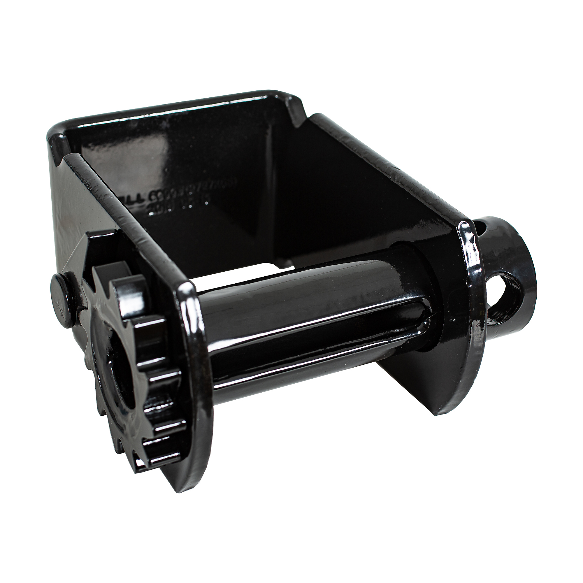 Buyers Products, 4in. Deep Storable Sliding Trailer Winch, Load Capacity 6000 lb, Model# 1903035